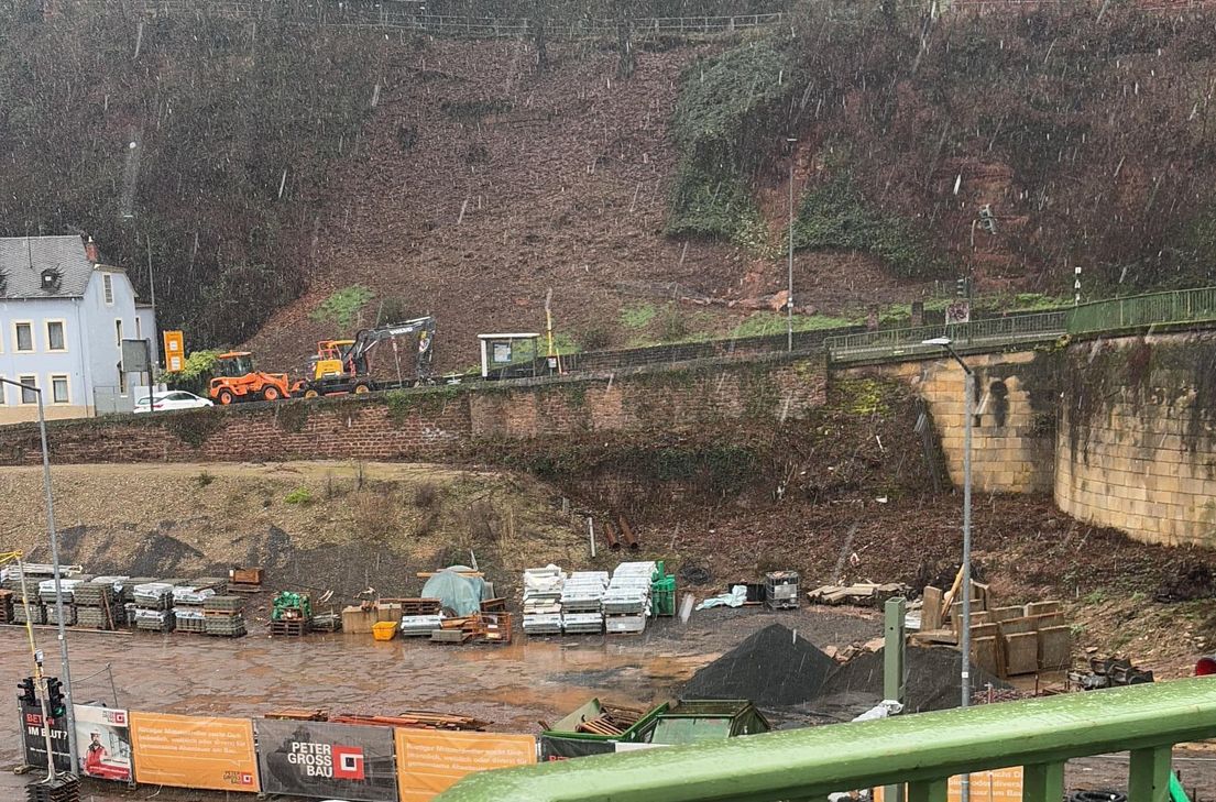Aussicht von der Kaiser-Wilhelm-Brücke.