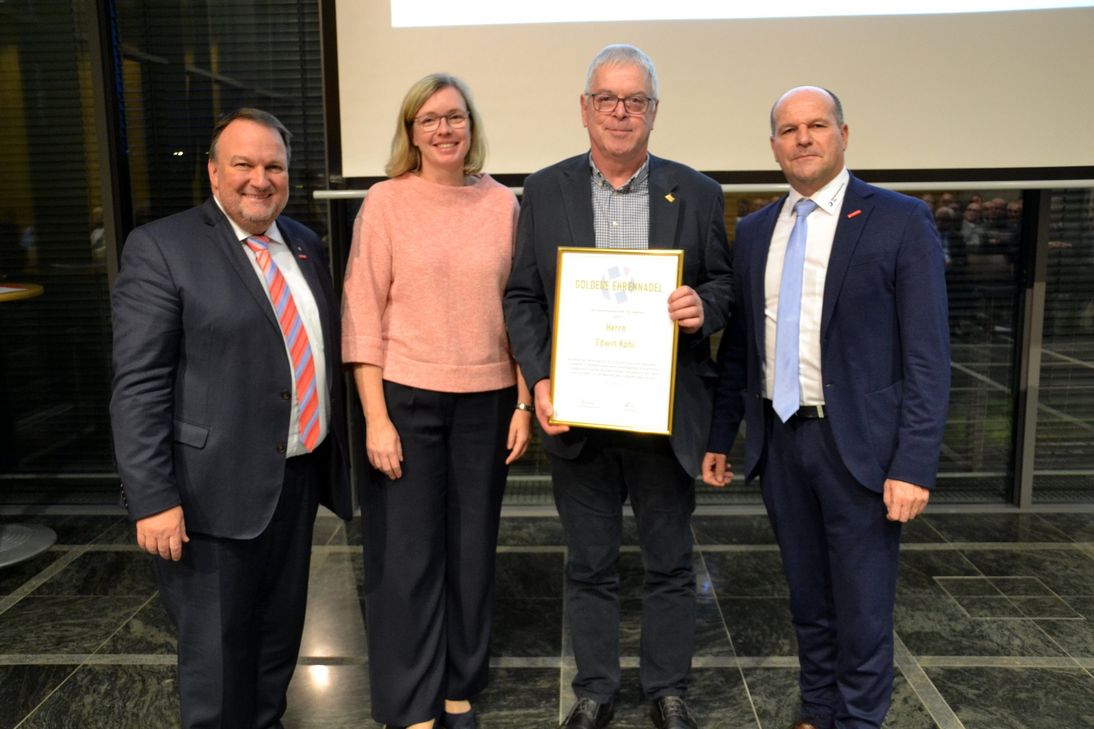 v.l. Gerd Benzmüller, Isabell Felten, Edwin Kohl, Ralf Jakob