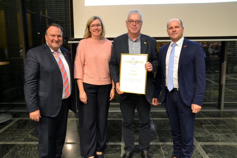 v.l. Gerd Benzmüller, Isabell Felten, Edwin Kohl, Ralf Jakob