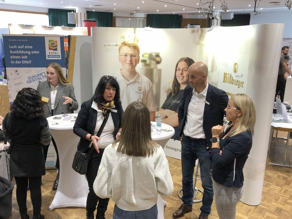Auf der 2. Jobmesse Gerolstein herrschte reger Betrieb. Foto: Mager