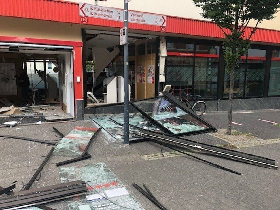 Am Montag, 13. Juni hatten Unbekannte einen Geldautomaten in Zülpich gesprengt.