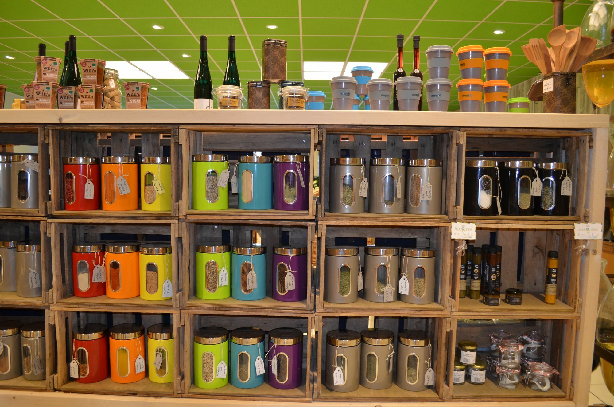 Im Unverpackt-Laden in der Paulinstraße ist der Name Programm. Foto: Pees