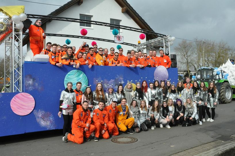 Der JGV Kehrig als Astro-"Ochsen".