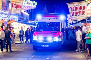 80 Einsätze in einer Nacht: Der Freitagabend auf dem Jahrmarkt war für die Helfer des DRK die einsatzreichste Nacht seit mehreren Jahrzehnten.