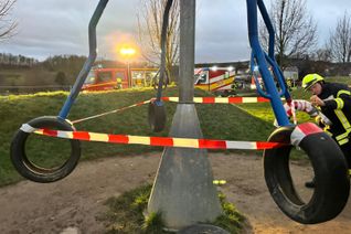 Nach dem Rettungseinsatz mittels Rettungsschere wurde das Spielgerät vorübergehend gesperrt.