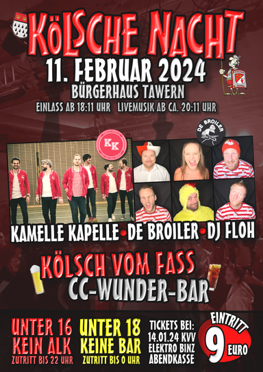 Programm "Kölsche Nacht".