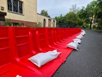 Der Damm sollte Schlimmeres verhindern.