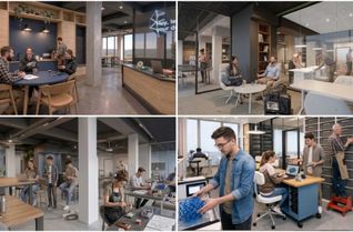 So soll der neue Makerspace im 8. Obergeschoss des Bitburger Brauereiturms künftig aussehen.