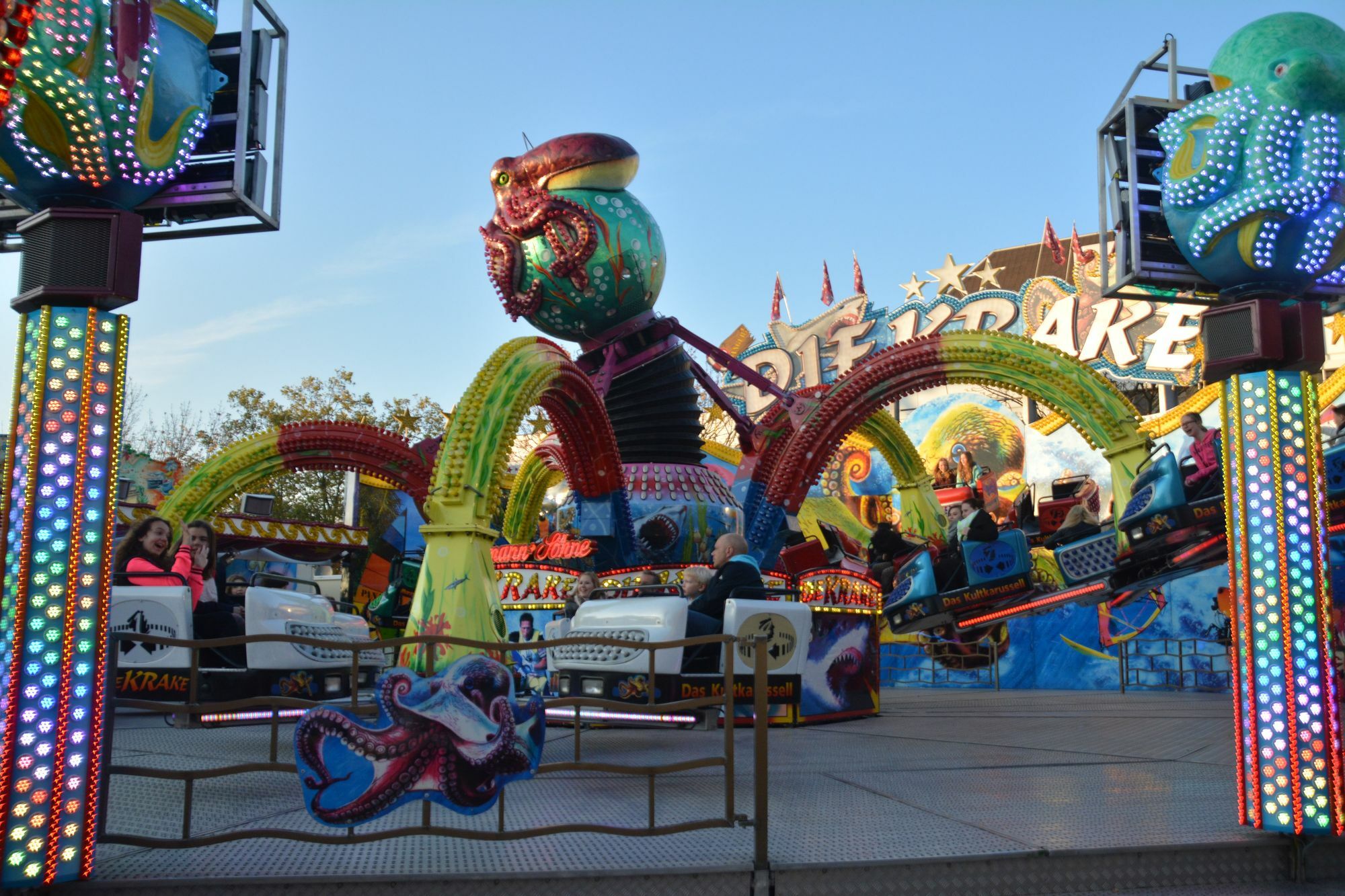 Rasanter Fahrspaß auf der Krake. Foto: Stadt Euskirchen