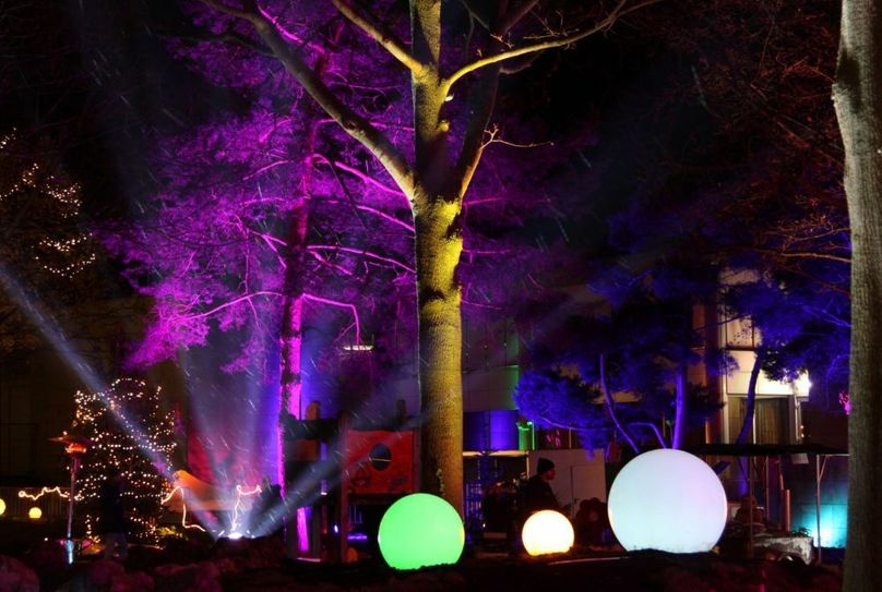 Die Klosterlichter werden den Park in der Innenstadt mit besonderen Lichtinstallationen verzaubern.