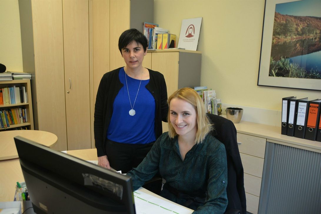 Katja Hilt (l.) und ihre MItarbeiterinnen blicken hoffnungsfroh in die touristische Zukunft des Nahelandes.