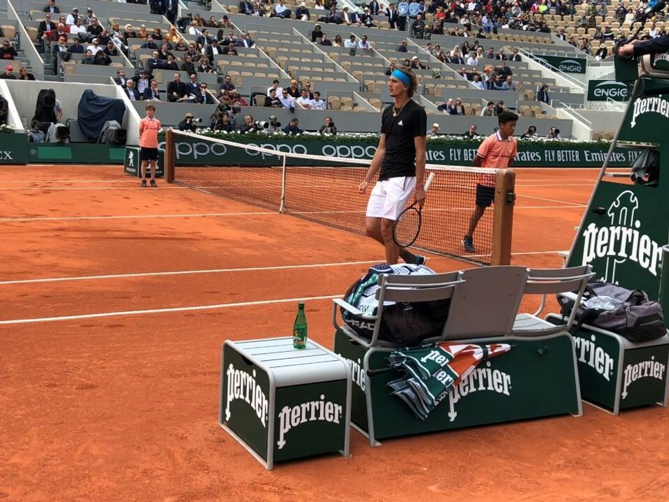 Alexander Zverev auf Formsuche in Paris.