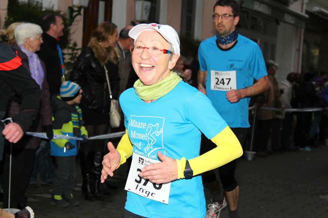 Inge Umbach gehört zu den Organisatoren des Maare-Mosel-Laufs, bei dem auch viele Firmenteams an den Start gehen. Vor allem bei der GesundLand-Strecke steht nicht die Leistungsorientierung im Vordergrund, sondern der Spaß. Foto: privat