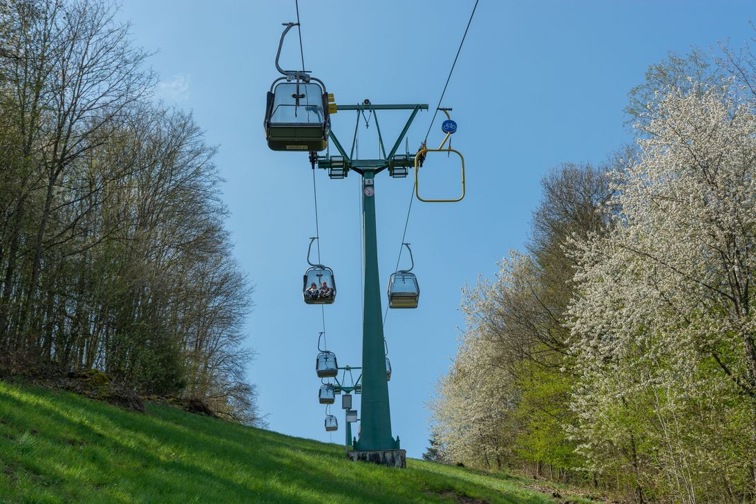 Die Saarburger Sesselbahn.