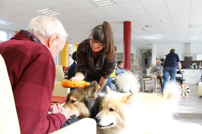 Wie hier in Baesweiler will das DRK sich auch in Kalterherberg künftig stationär und ambulant um Pflegebedürftige kümmern.