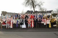 Zum Start des Prinzenempfangs gab es das traditionelle Gruppenfoto.