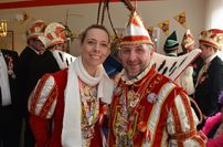 Prinzessin Verena I und Prinz Marco I. von der Dauner Narrenzunft.