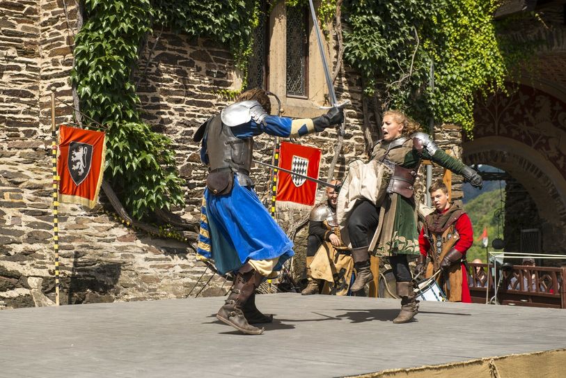 Am Wochenden steigt das große Burgfest auf der Reichsburg Cochem.