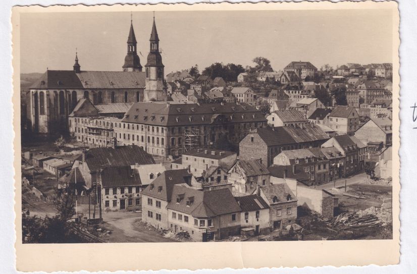 1950 - Blick auf die Ritzstraße