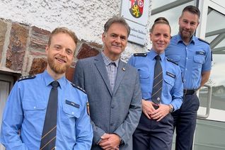 Von links: Florian Poß, Gebhard Petry, Katinka Schneider und Sascha Heims.