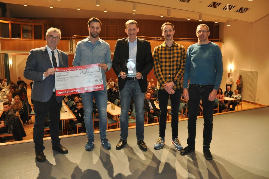 Der RSC Eifelland Mayen ist Gewinner der MYK Sportmedaille 2019.
