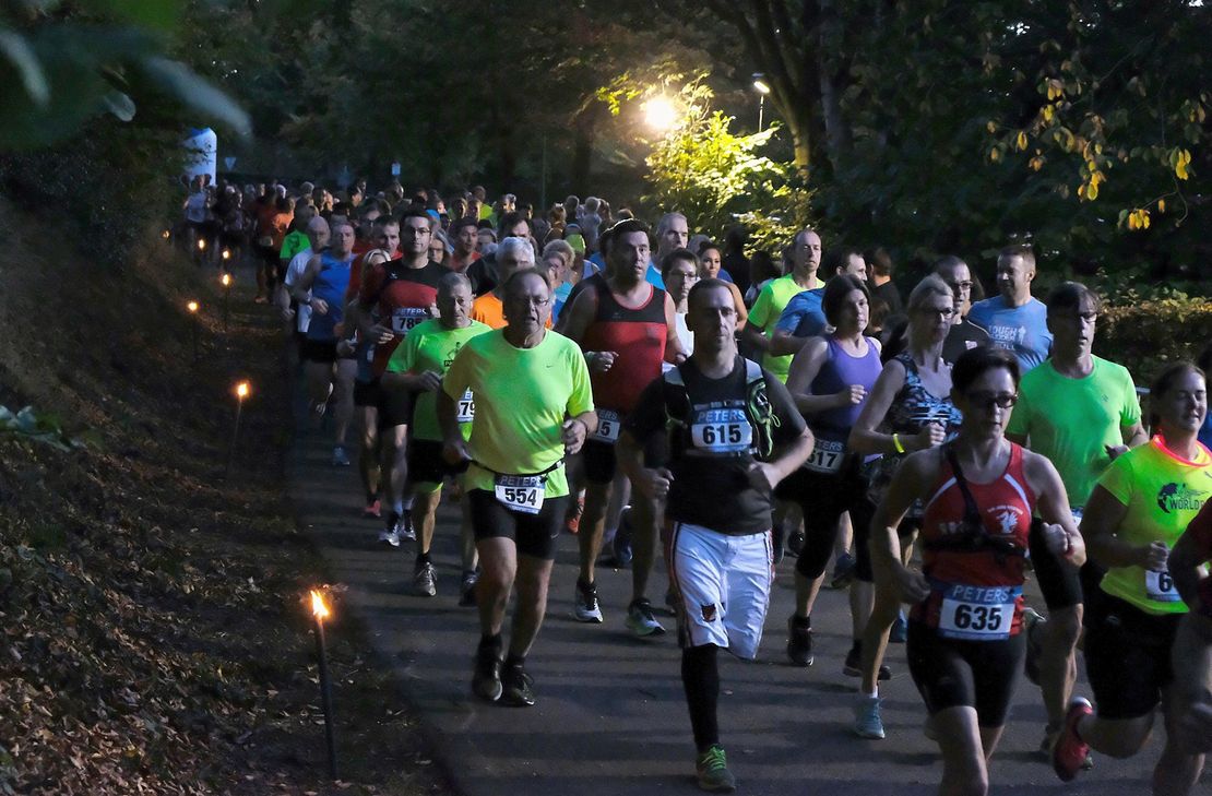 Einzigartiger Lauf bei einbrechender Dunkelheit lockt nach Steckenborn.