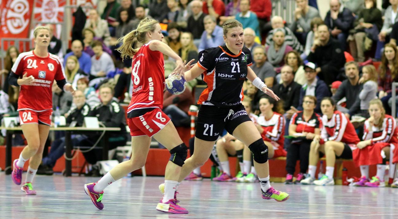 Petra Adámková beim Auswärtssieg in Mainz.