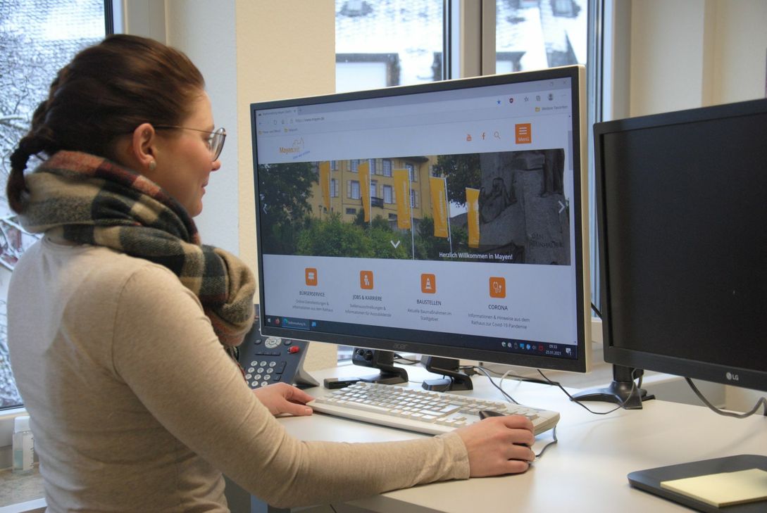 Die neue Website der Stat Mayen ist seit kurzem online.