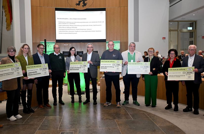 Begünstigte Institutionen in unserer Region.