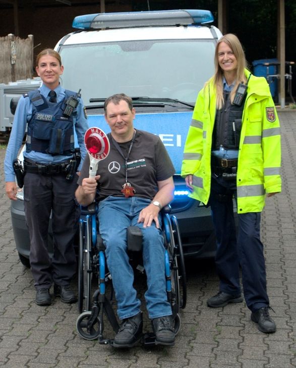 PK'in Hannah Berenz, Herr Müller und PHK'in Bianca Schmitz