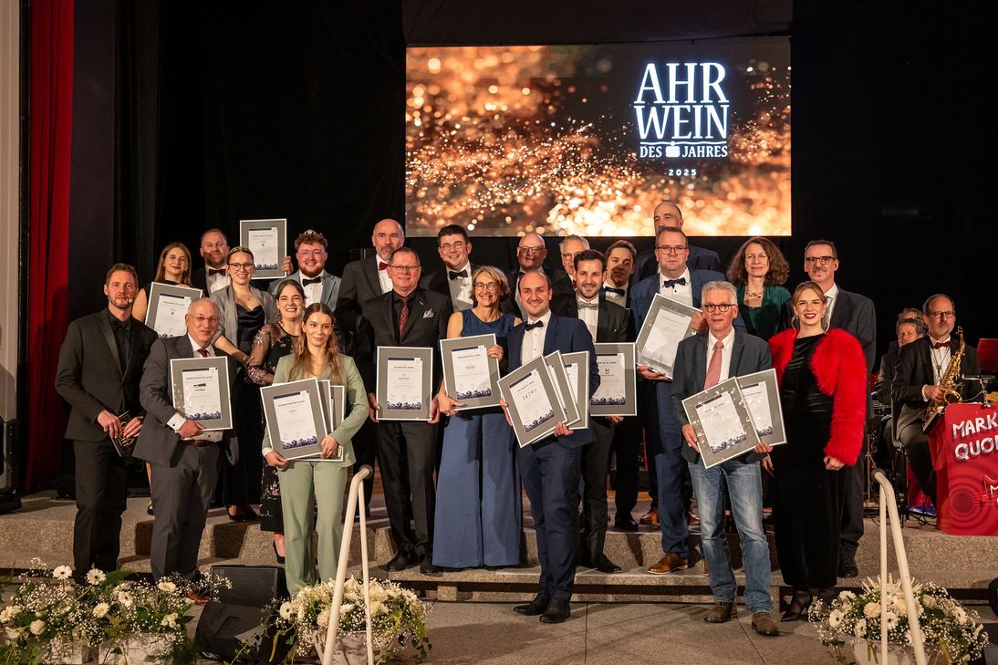 Die Sieger beim Ahrwein des Jahres.