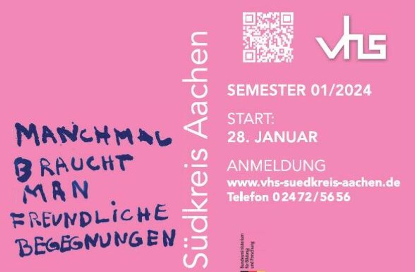 Das neue VHS-Magazin, das im Medienhaus Weiss erstellt wurde, liegt heute im WochenSpiegel.