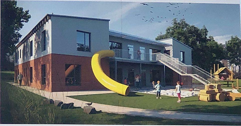 ...und so soll es aussehen, wenn der Neubau fertig ist.