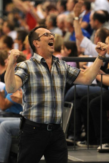 Will im weiteren Saisonverlauf noch etliche Male jubeln können: Jürgen Brech. Foto: funkbild