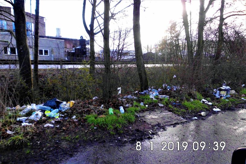 Unbekannte haben in der Elzstraße wieder jede Menge Müll illegal entsorgt. Foto: Eberhardt