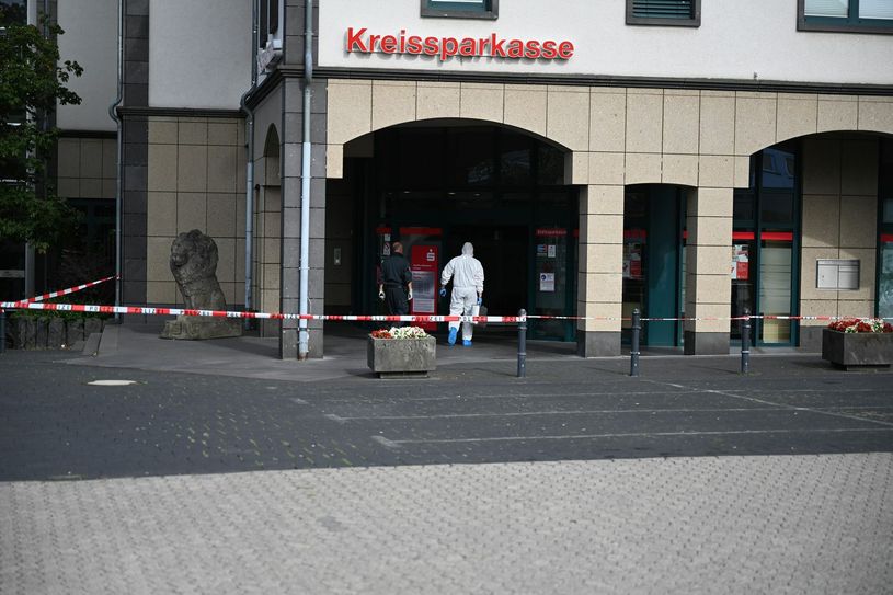 Hier schlugen die Automatenknacker am Samstagmorgen zu. Foto: Walz