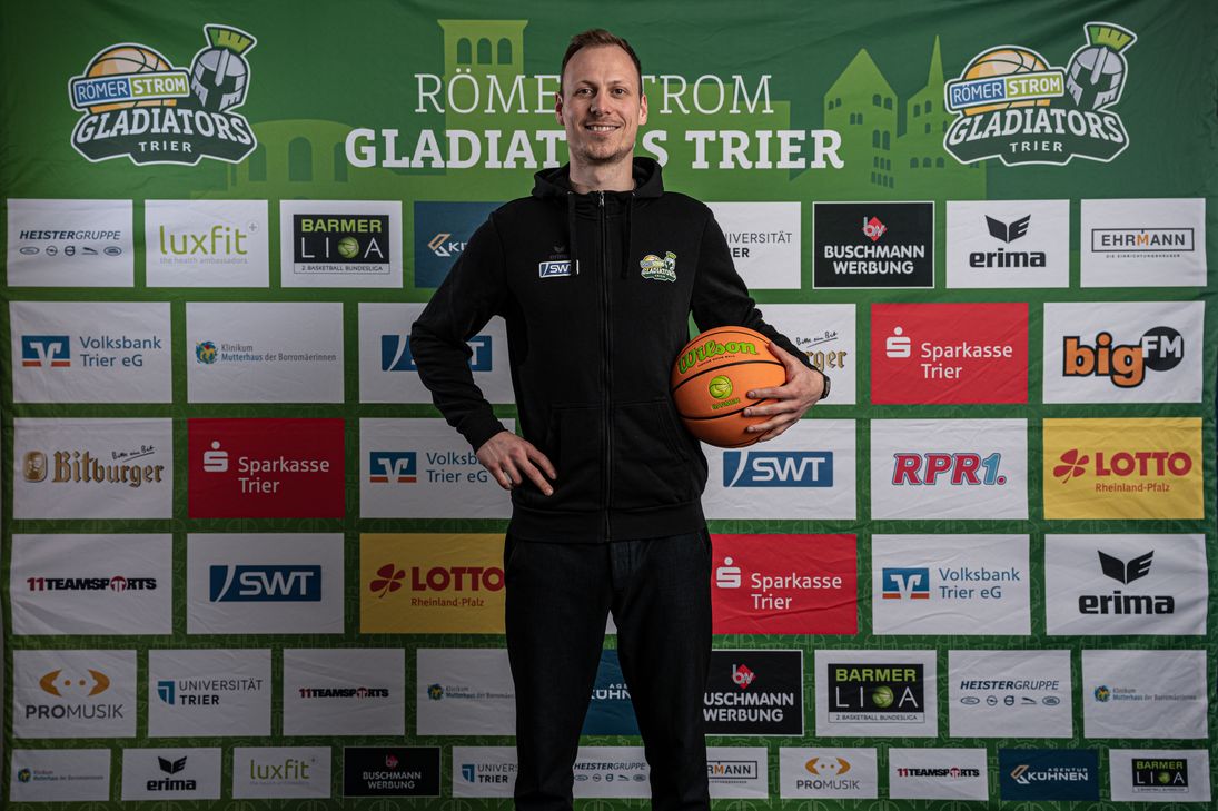 Jacques Schneider ist seit dieser Saison Co-Trainer und sportlicher Leiter bei den Gladiators Trier. Der 31-jährige kam von den Giants Leverkusen.