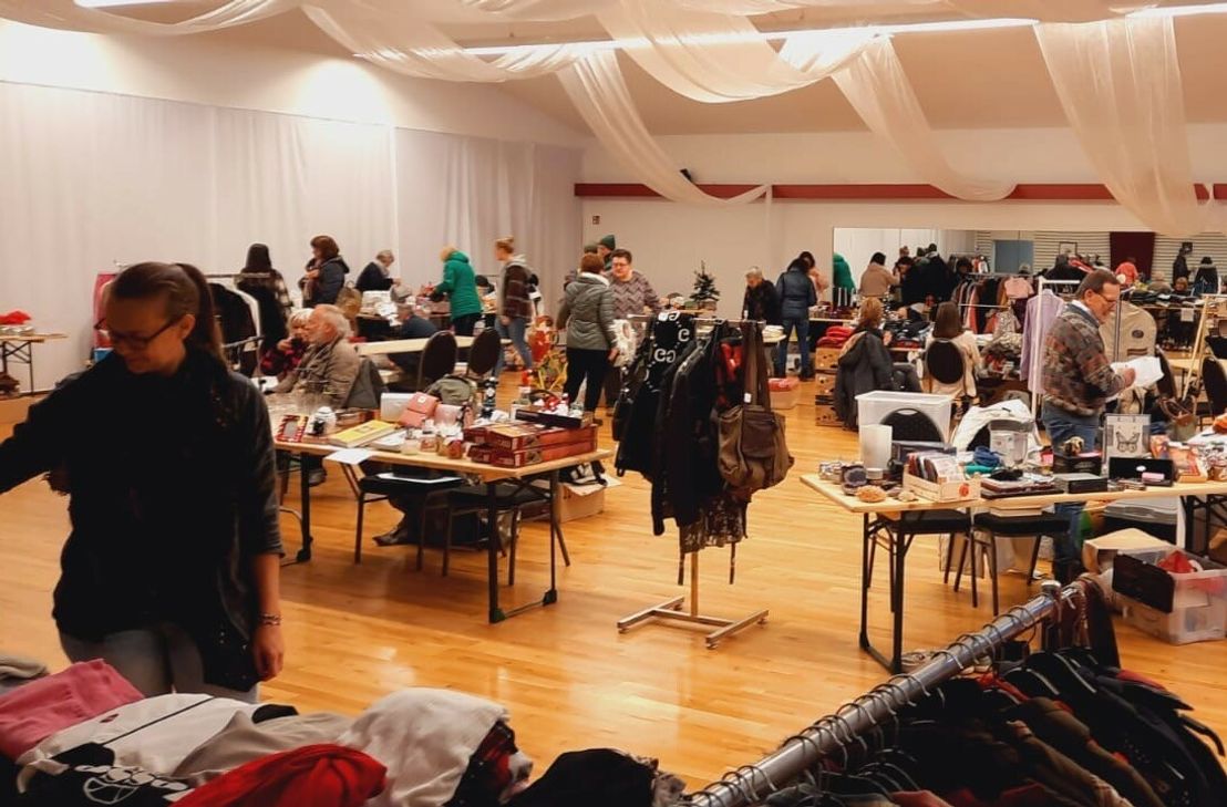 Die Tanzwerkstatt Simmerath wird am Sonntag zum Indoor-Flohmarkt.