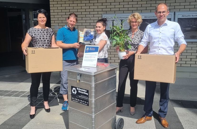 Die Mitarbeiter ziehen während der Sanierung in neue Räumlichkeiten.