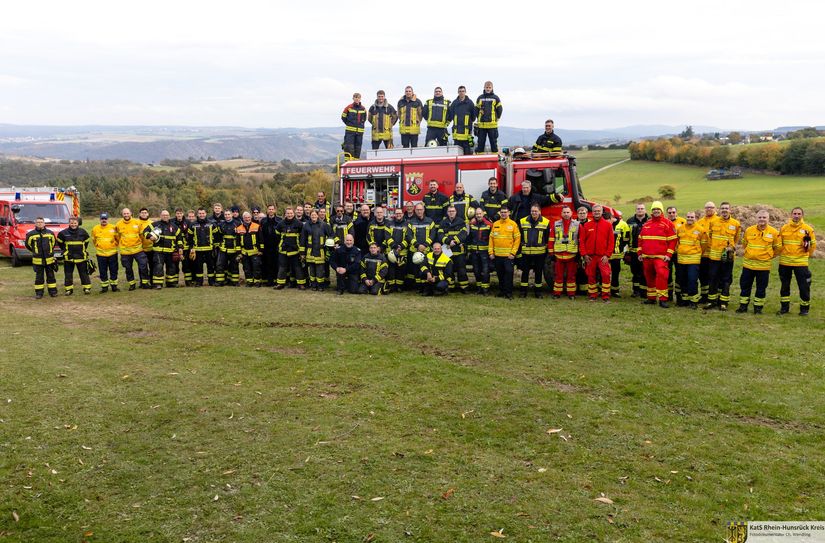 Die Fortbildung zur Vegetationsbrandbekämpfung fand bei Damscheid statt.