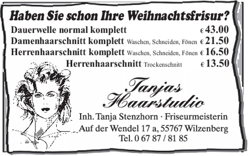 Haben Sie schon Ihre Weihnachtsfrisur?