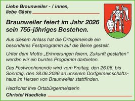 Braunweiler, Kirmes,
