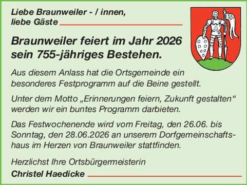 Braunweiler, Kirmes,
