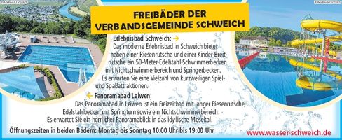 Schwimmbäder  VG Schweich 