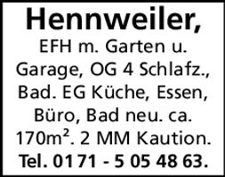 Vermietung Hennweiler