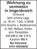 Wohnung in Imgenbroich