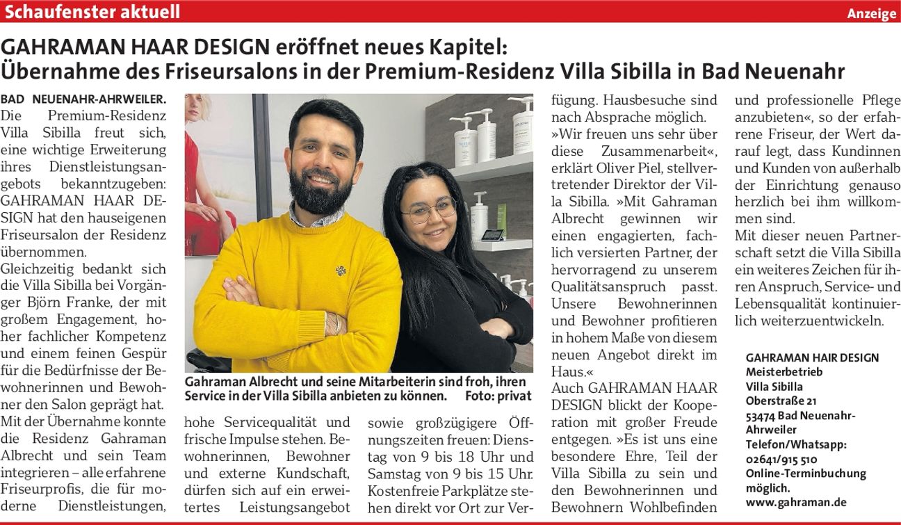 Haar Design Gahraman