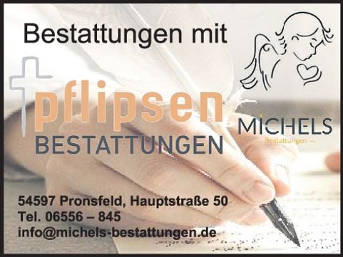 Anzeige Bestattungen in Pronsfeld 