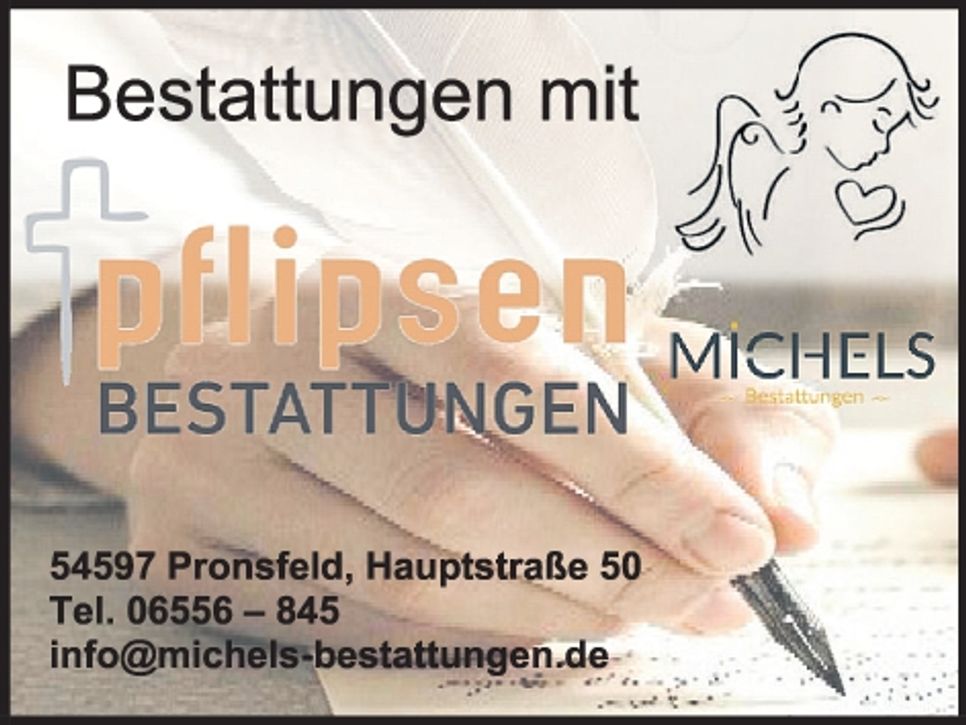 Anzeige Bestattungen in Pronsfeld 