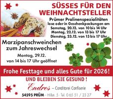 Süsses für den Weihnachtsteller